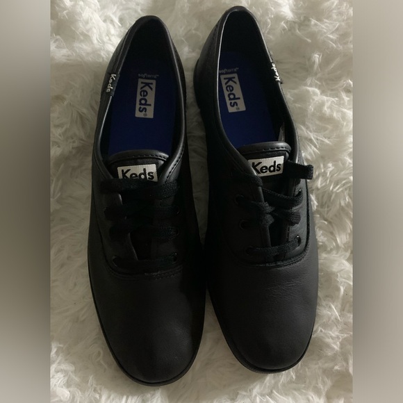 Keds Women's Champion Leather Lace Up Sneaker - Picture 3 of 9